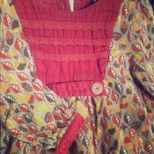 Petite jean acorn dress